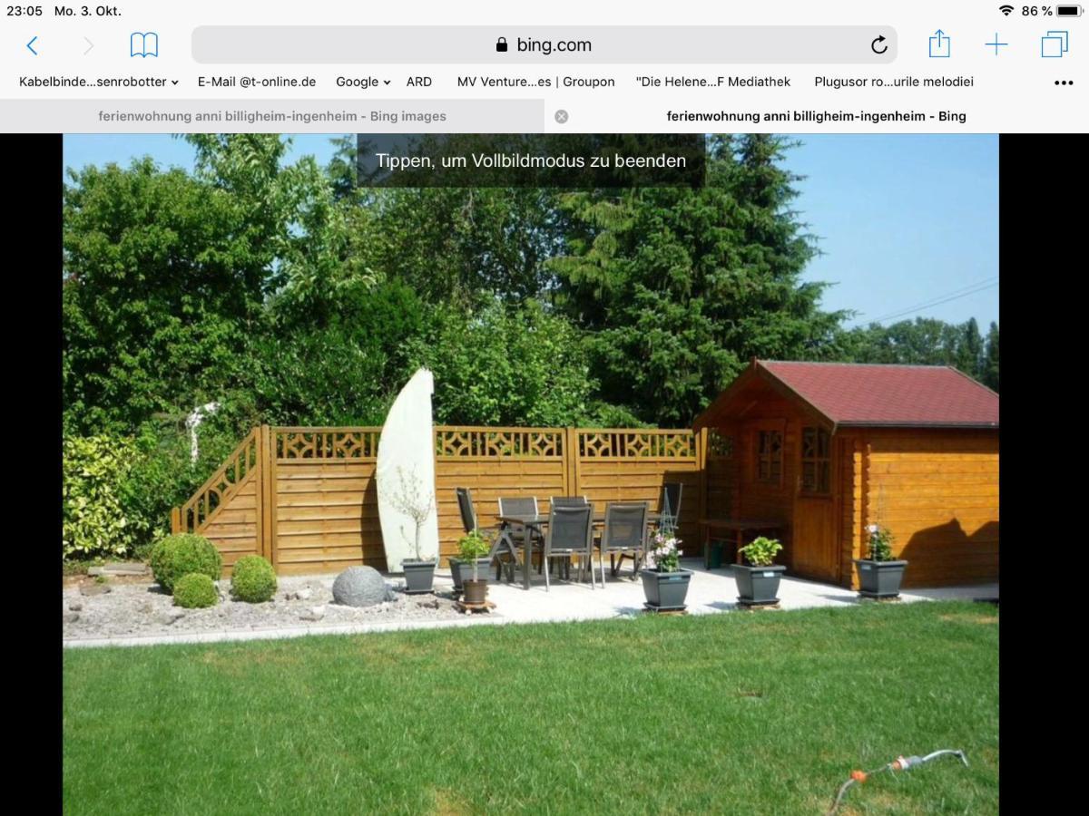 „Ferienwohnung Anni“ Billigheim-Ingenheim Exterior photo